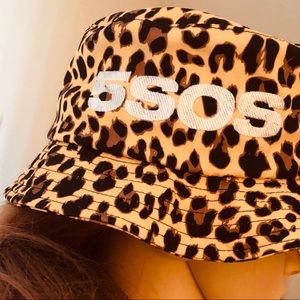 5sos Leopard Bucket Hat Band 